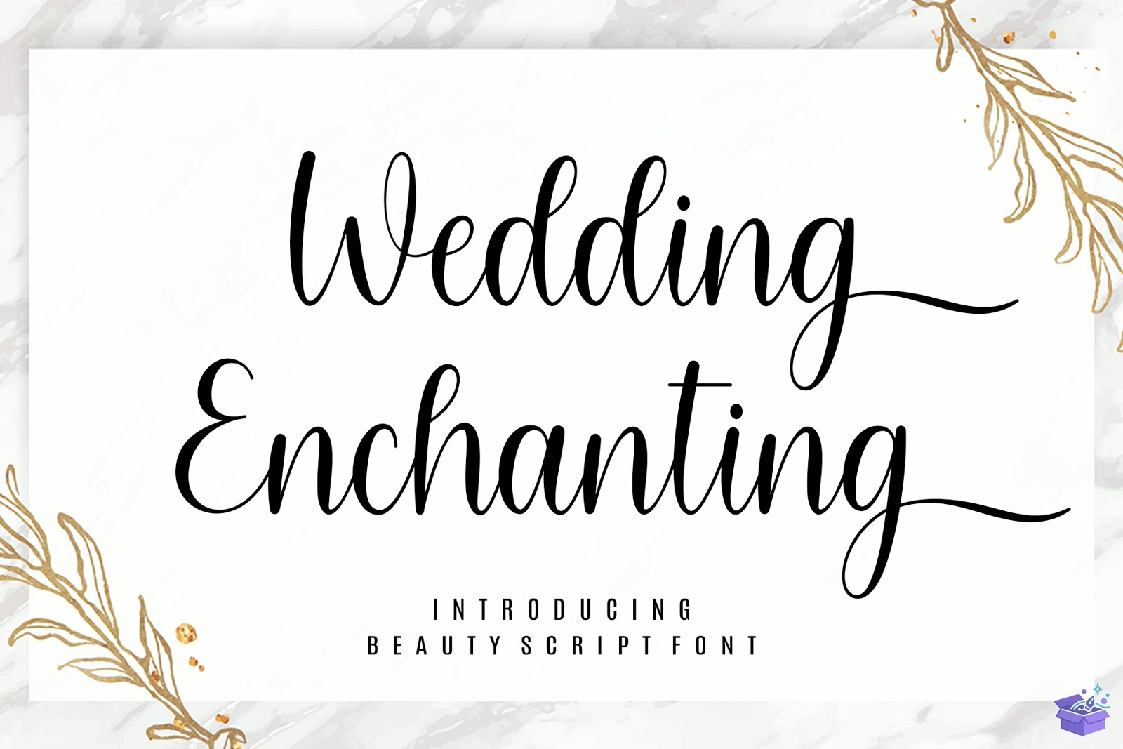 Düğün Nişan Enchanting Yazı Tipi - Makine Nakış Deseni (SVG, DXF, EPS, PNG) - Fontlar İndir (DXF, SVG, EPS)