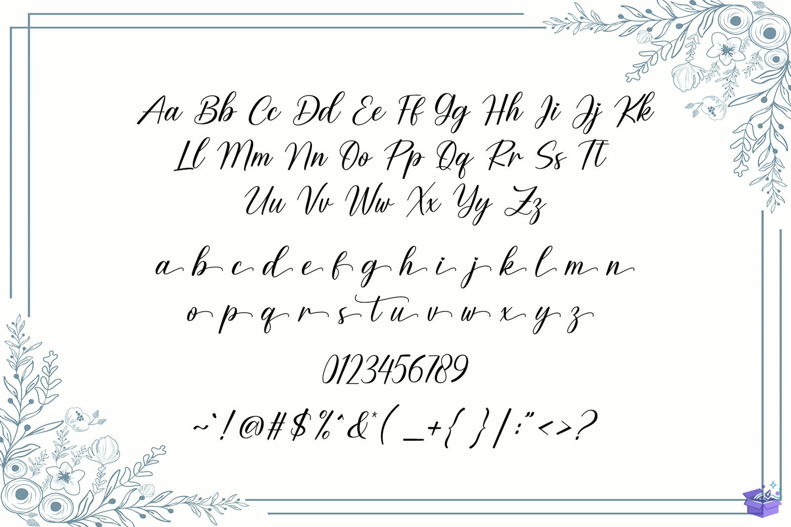 Düğün Nişan Day Yazı Tipi - Yazı Tipi & Font Paketi (SVG, DXF, EPS, PNG) - detaylı önizleme 5