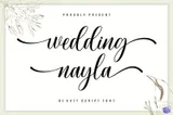 Nayla Düğün ve Nişan - Yazı Tipi & Font Paketi (OTF) - detaylı önizleme 1