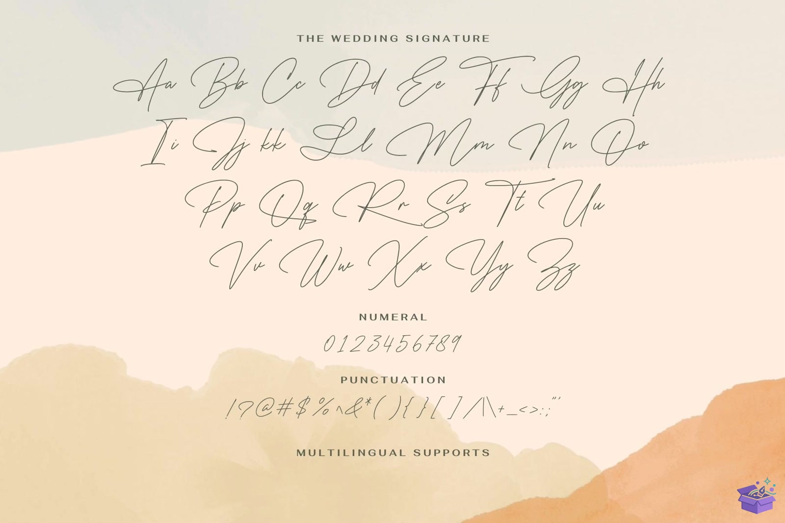 The Düğün Nişan Signature Yazı Tipi - Yazı Tipi & Font Paketi (SVG, DXF, EPS, PNG) - detaylı önizleme 6