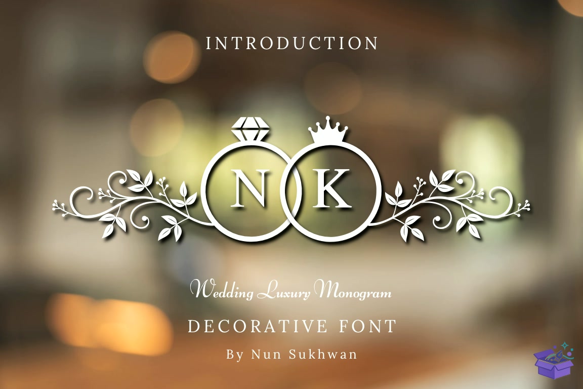 Luxury Düğün ve Nişan - Yazı Tipi & Font Paketi (OTF, TTF) - Vektörel Tasarım ve İndirilebilir Çizim Dosyası