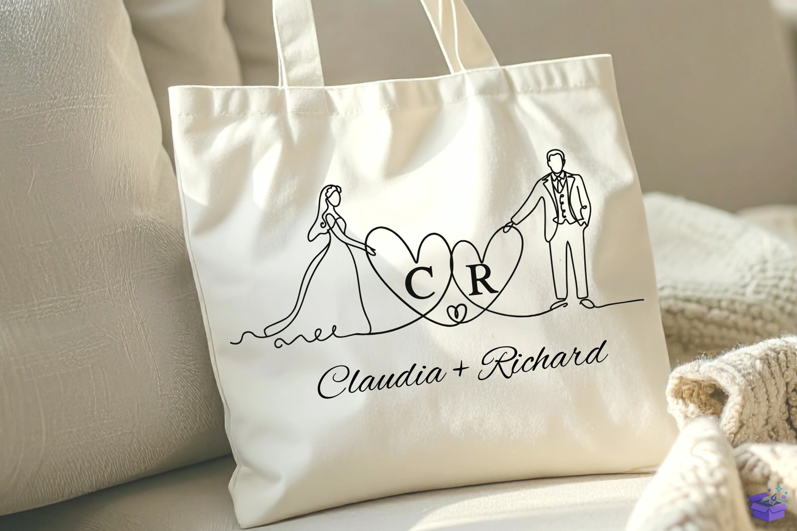 Düğün Nişan Couple Monogram Yazı Tipi - Yazı Tipi & Font Paketi (SVG, DXF, EPS, PNG) - detaylı önizleme 5
