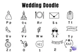Doodle Düğün ve Nişan - Yazı Tipi & Font Paketi (OTF, TTF) - detaylı önizleme 3