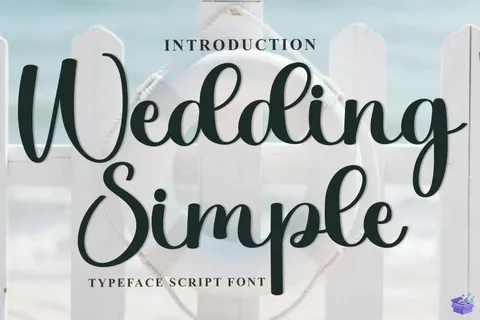 Simple Düğün ve Nişan - Yazı Tipi & Font Paketi (OTF) - Fontlar İndir (TTF, OTF)
