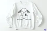 Kuşlu "Love" Monogram Düğün ve Nişan - Yazı Tipi & Font Paketi (OTF, TTF) - detaylı önizleme 5