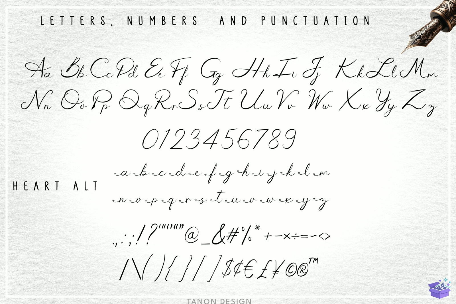 Düğün Nişan Signature Yazı Tipi - Yazı Tipi & Font Paketi (SVG, DXF, EPS, PNG) - detaylı önizleme 3