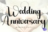 Anniversary Düğün ve Nişan - Yazı Tipi & Font Paketi (OTF) - detaylı önizleme 1