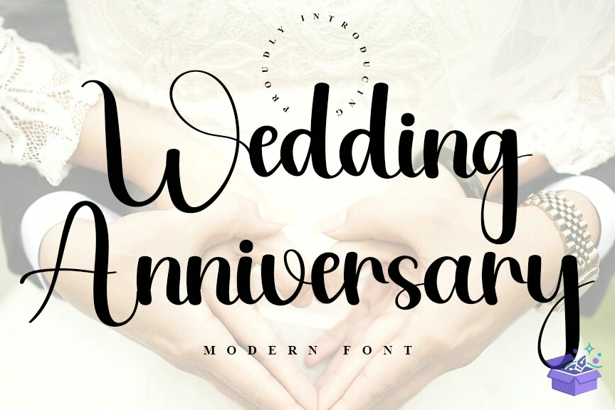 Düğün Nişan Anniversary Yazı Tipi - Yazı Tipi & Font Paketi (SVG, DXF, EPS, PNG) - detaylı önizleme 6