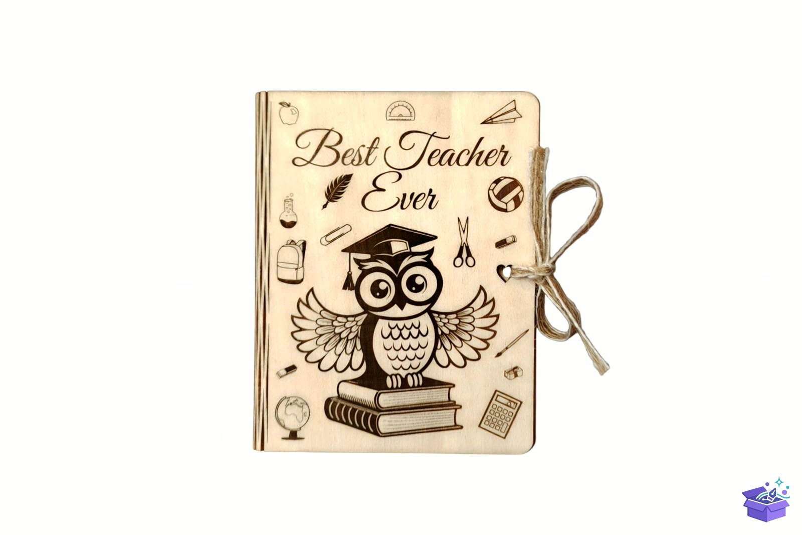 Best Teacher Ever Ahşap Card Present - Lazer Kesim ve Çizim Dosyası (SVG, DXF, EPS, PNG) - Lazer Kesim Dosyaları İndir (DXF, SVG, EPS)