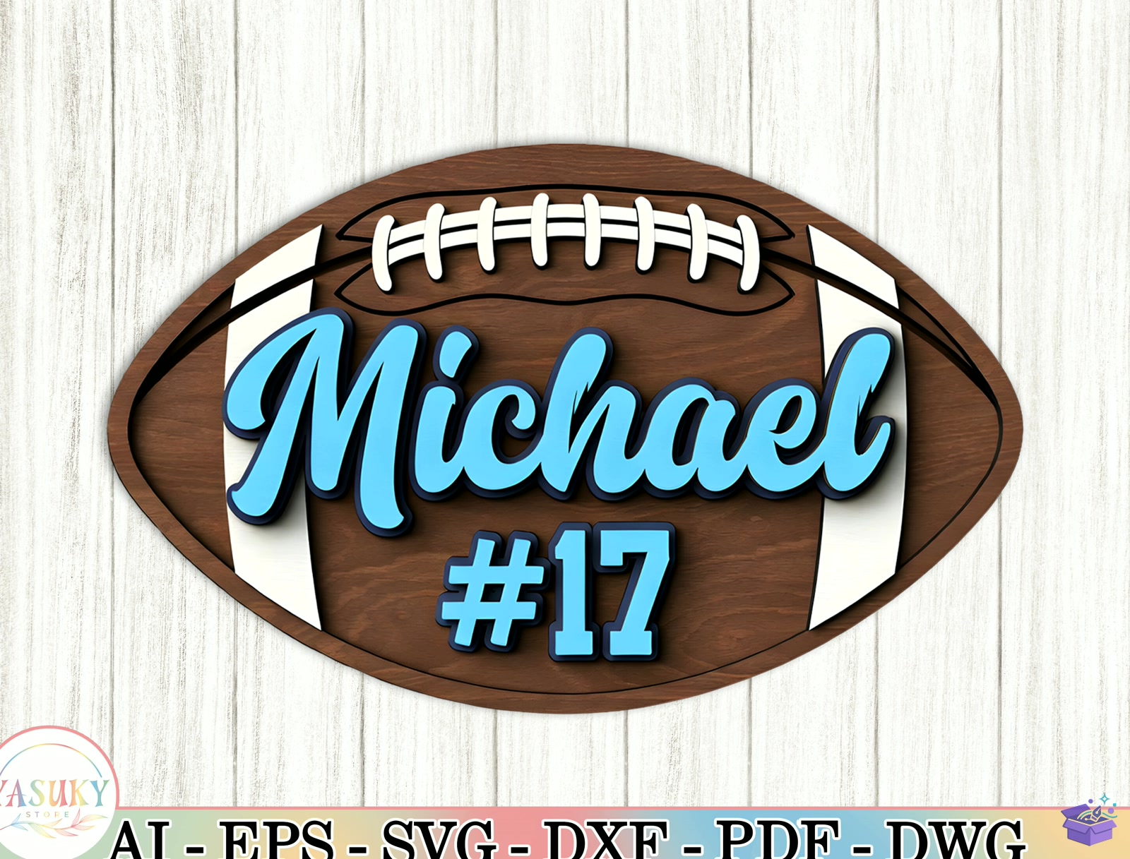 Personalized Sports Tabela Levha SVG - 3D Baskı ve Model Dosyası (STL, OBJ, 3MF) - detaylı önizleme 3