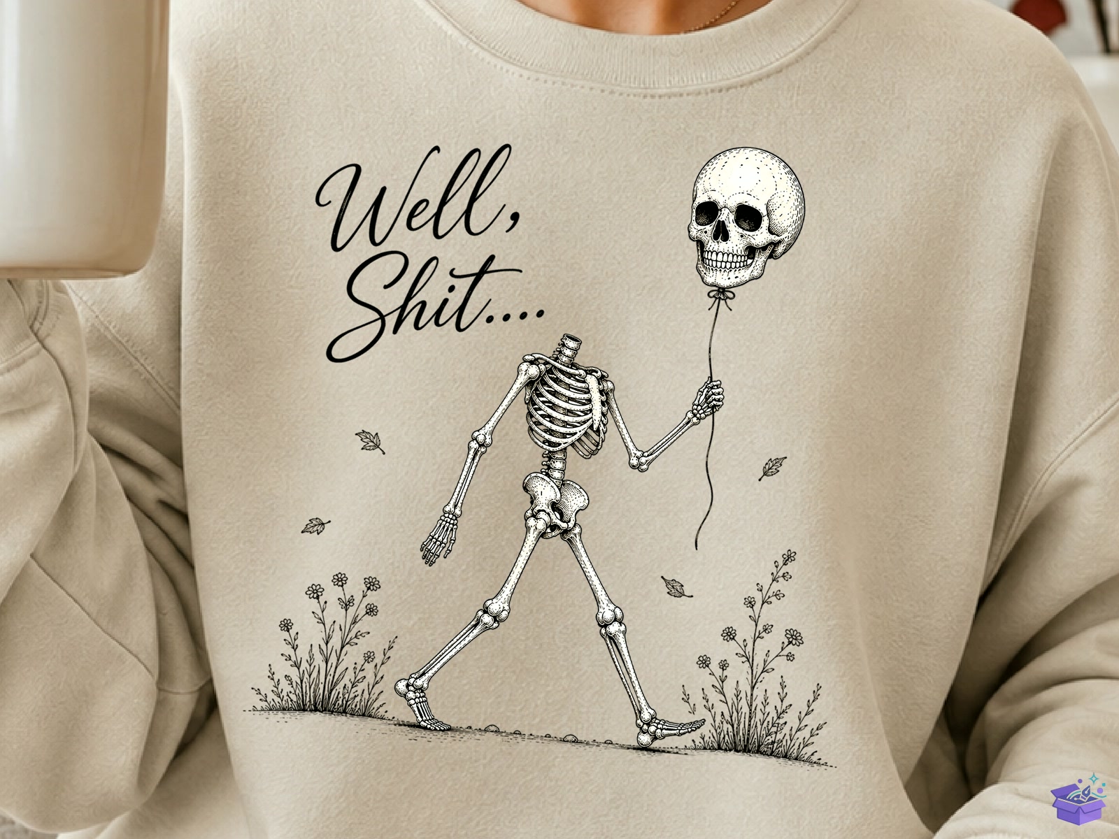 Cadılar Bayramı Skeleton Lost Balloon Png - DTF & Süblimasyon Baskı Tasarımı (SVG, DXF, EPS, PNG) - detaylı önizleme 2