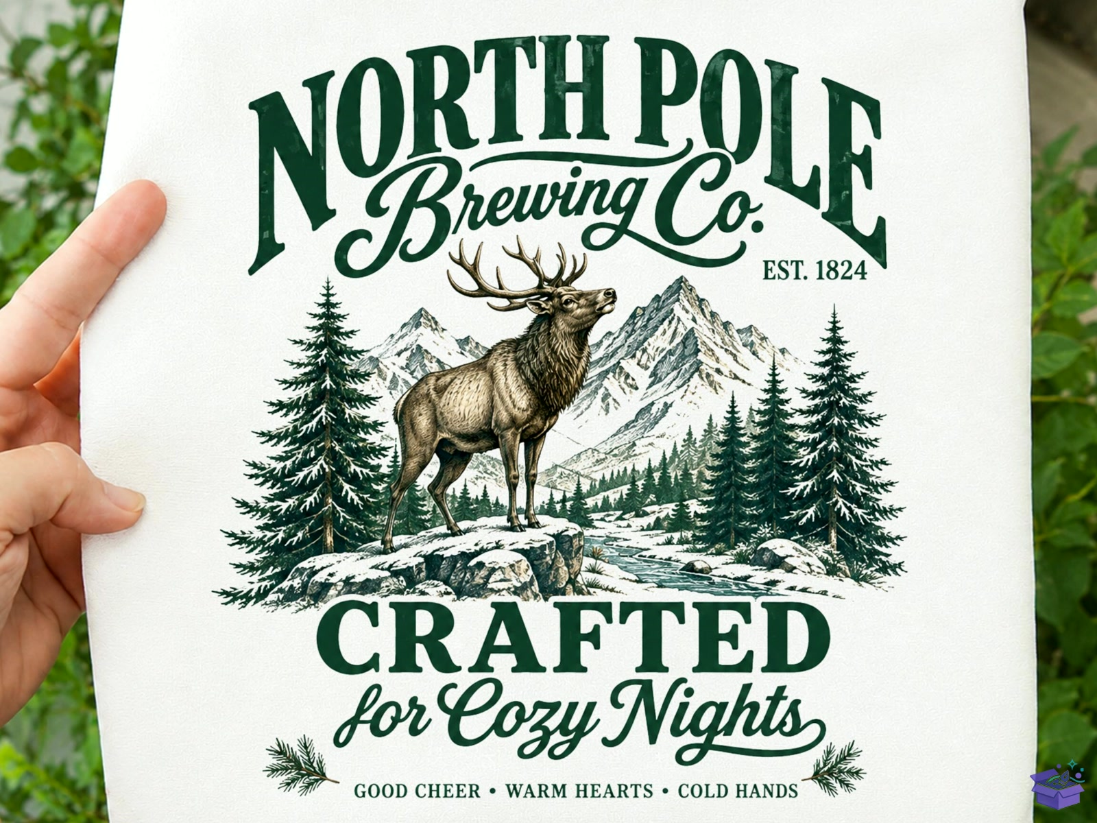 North Pole Brewing Co Yılbaşı PNG Rus - DTF & Süblimasyon Baskı Tasarımı (SVG, DXF, EPS, PNG) - detaylı önizleme 2