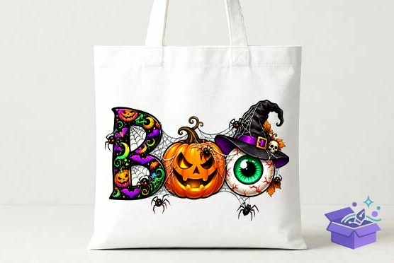Cadılar Bayramı BOO Pumpkin Eyeball PNG - DTF & Süblimasyon Baskı Tasarımı (SVG, DXF, EPS, PNG) - detaylı önizleme 4