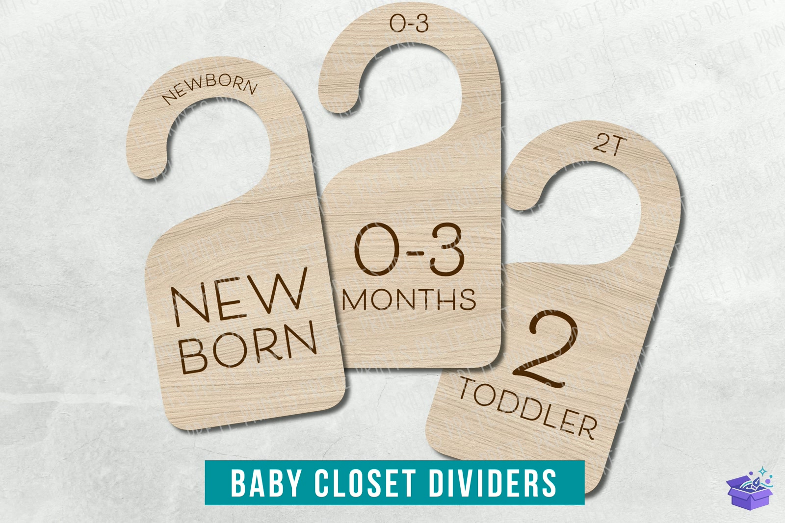Baby Closet Dividers - Lazer Kesim ve Çizim Dosyası (SVG, DXF, EPS, PNG) - Lazer Kesim Dosyaları İndir (DXF, SVG, EPS)