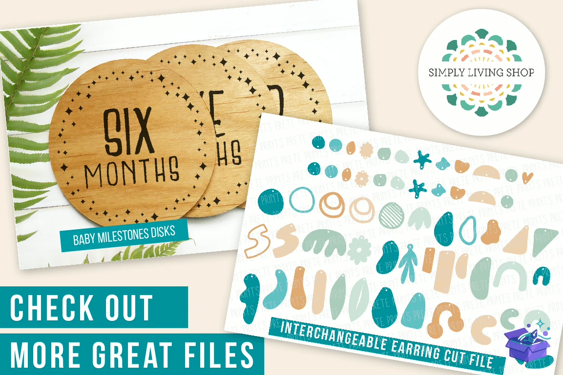 Baby Closet Dividers - Lazer Kesim ve Çizim Dosyası (SVG, DXF, EPS, PNG) - detaylı önizleme 3