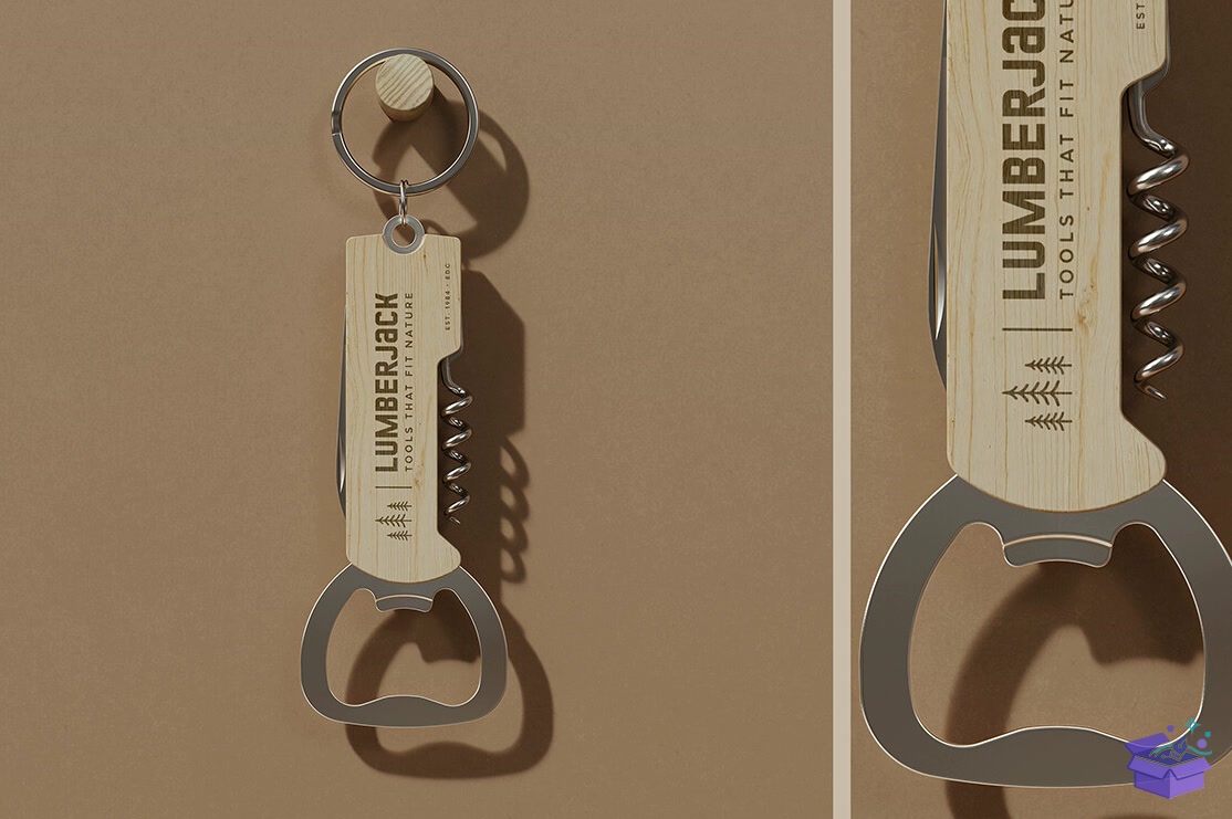 Ahşap Multi Tool Mockup - Profesyonel Sunum Mockup Şablonu (SVG, DXF, EPS, PNG) - detaylı önizleme 3