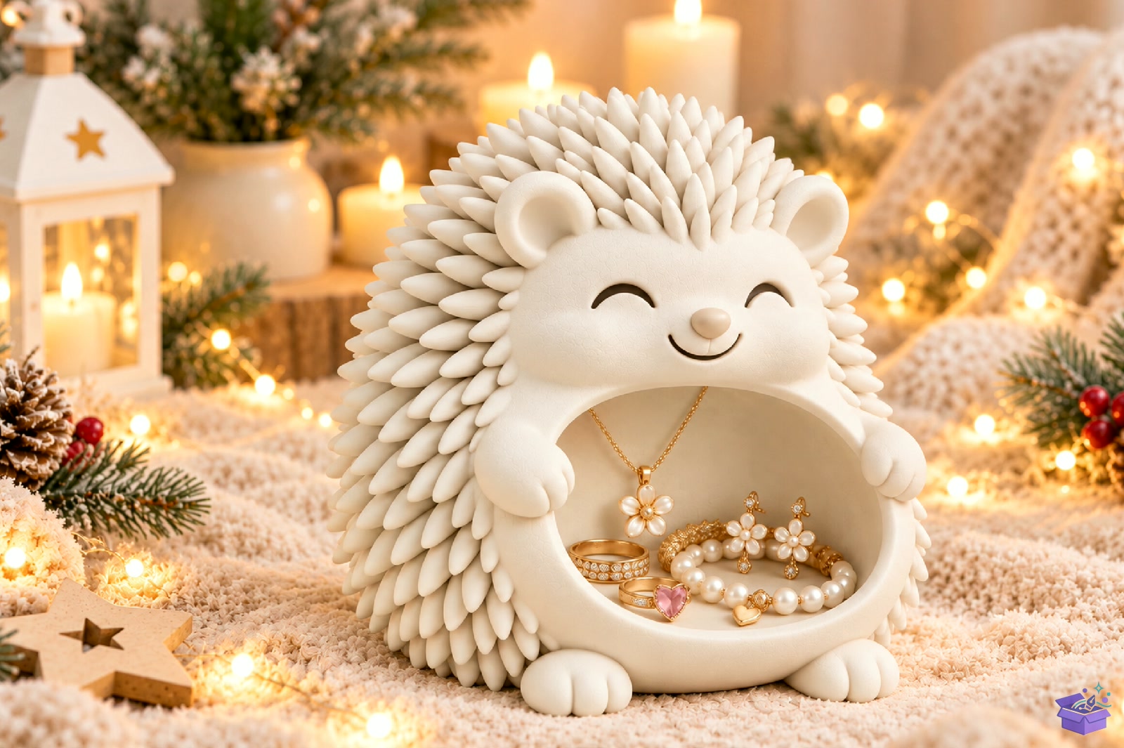 Hedgehog Takı Aksesuar Tutucu STL - 3D Baskı ve Model Dosyası (STL, OBJ, 3MF) - 3D İndir (STL, OBJ, 3MF)