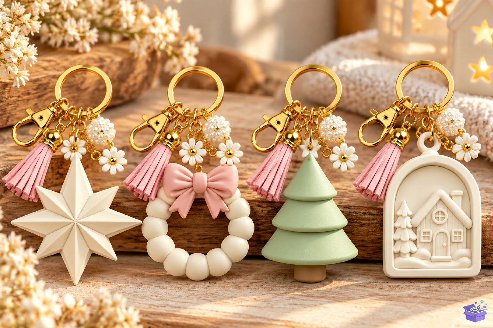 Yılbaşı Ağaç Süsü Keyring STL - 3D Baskı ve Model Dosyası (STL, OBJ, 3MF) - 3D İndir (STL, OBJ, 3MF)