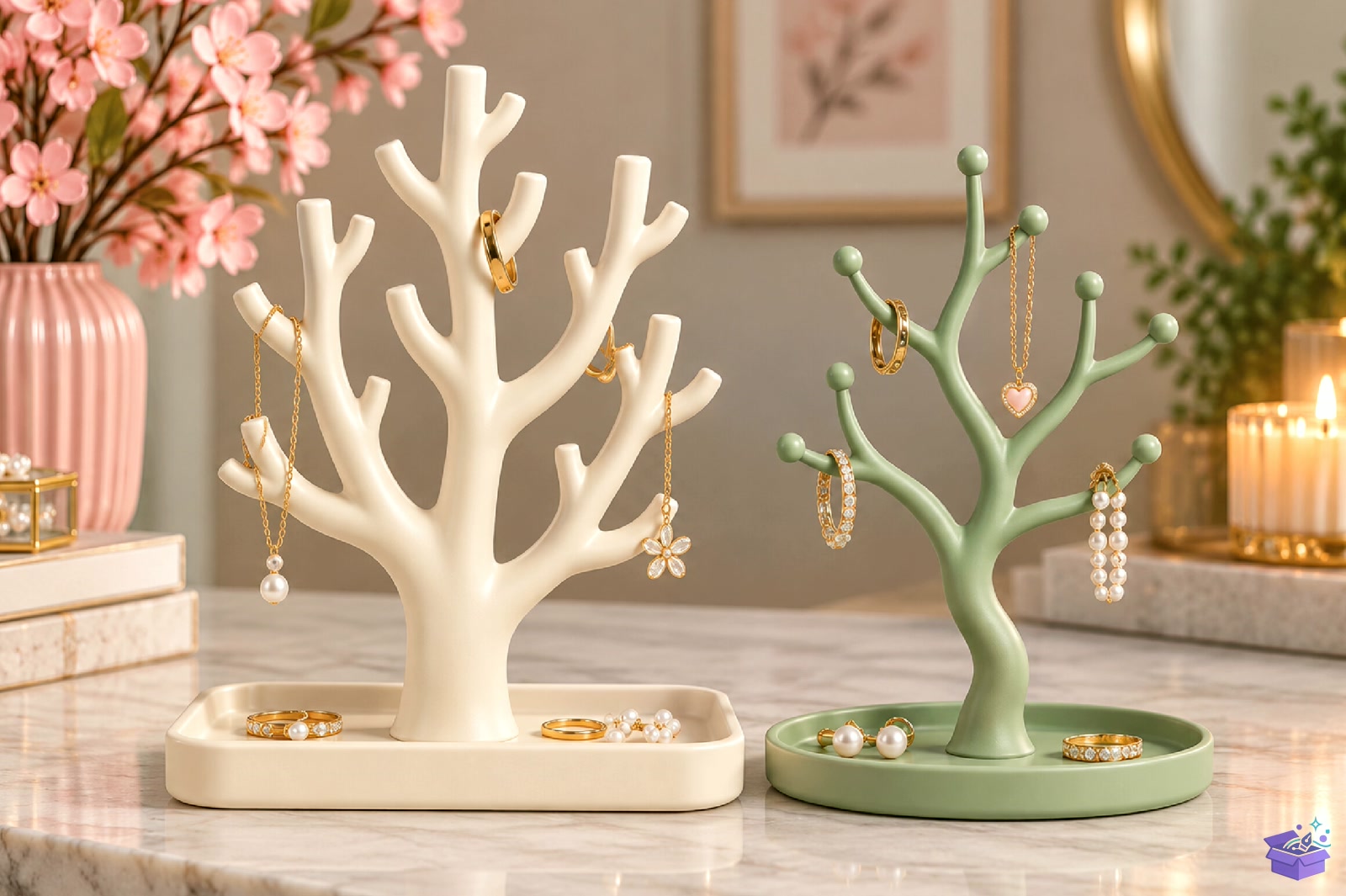 Takı Aksesuar Ağaç Organizer STL - 3D Baskı ve Model Dosyası (STL, OBJ, 3MF) - detaylı önizleme 2