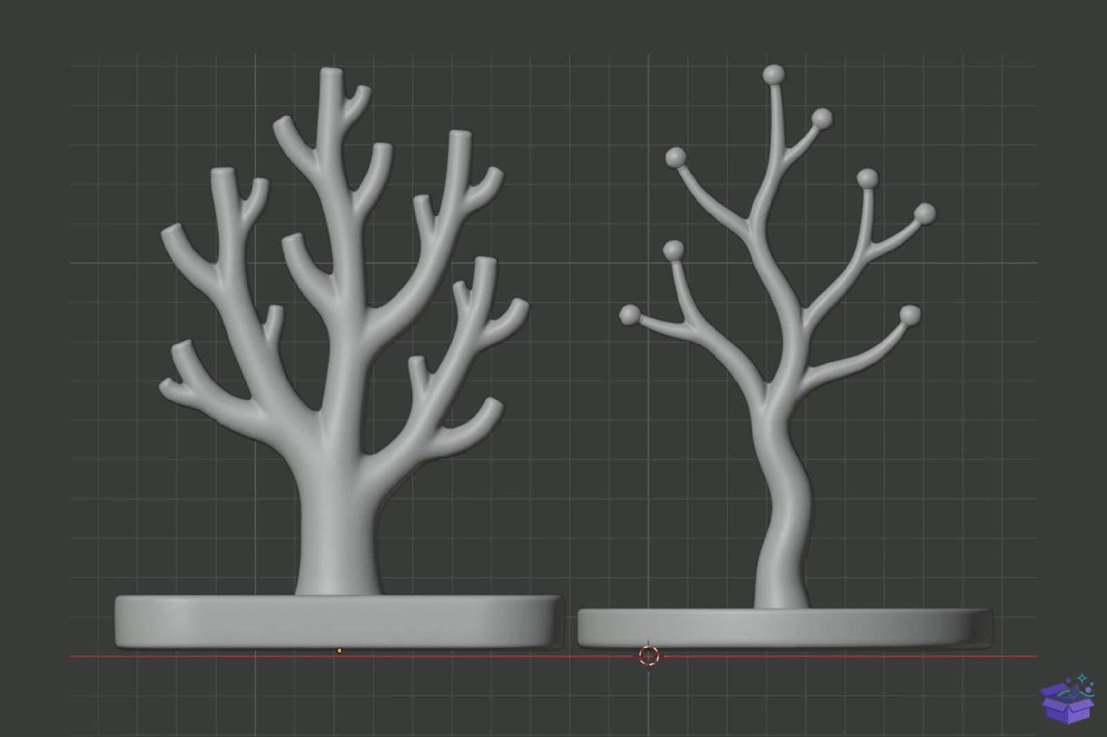 Takı Aksesuar Ağaç Organizer STL - 3D Baskı ve Model Dosyası (STL, OBJ, 3MF) - detaylı önizleme 3