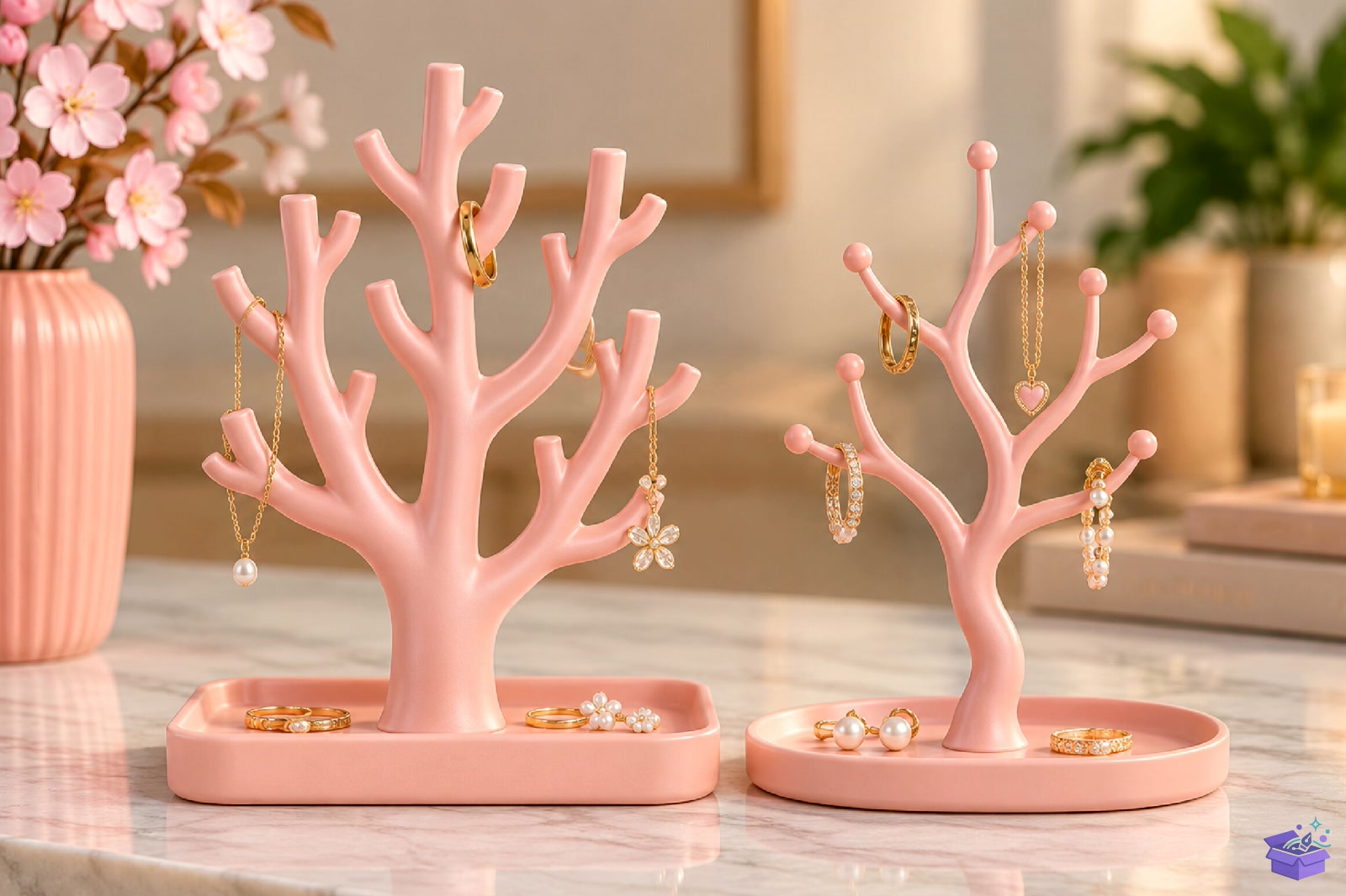 Takı Aksesuar Ağaç Organizer STL - 3D Baskı ve Model Dosyası (STL, OBJ, 3MF) - detaylı önizleme 4