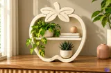 Çilek Şeklinde Bitki Duvar Rafı - 3D Baskı ve Model Dosyası (STL) - detaylı önizleme 3