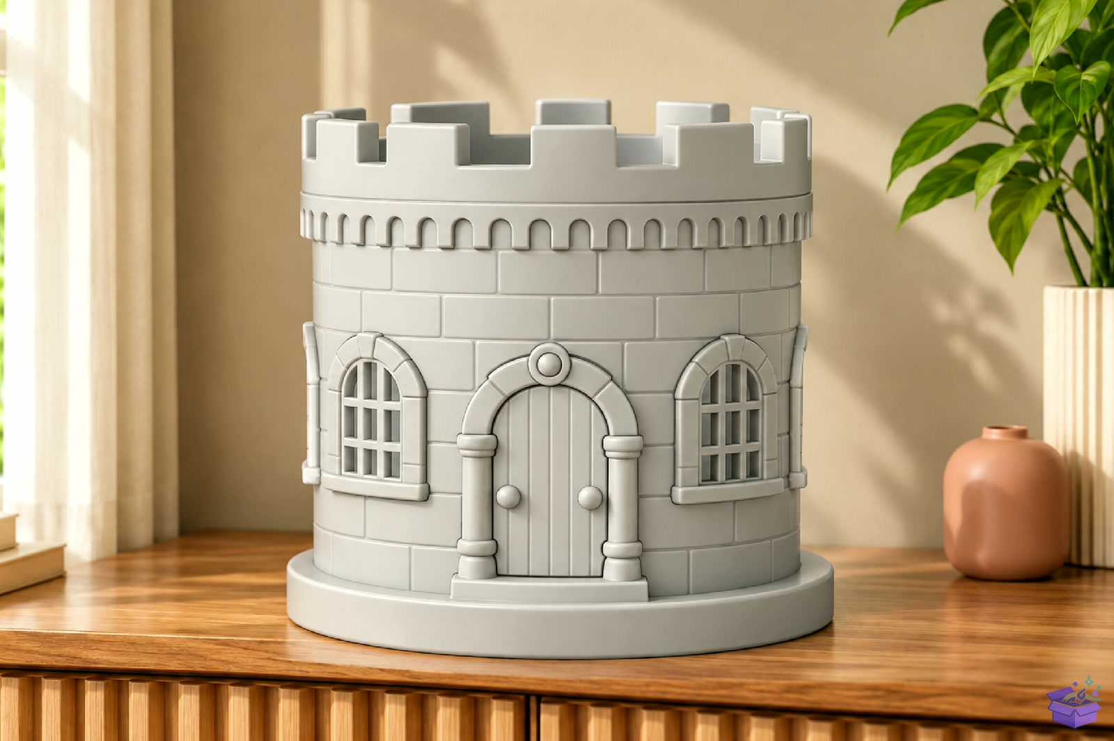 Castle Tower Masaüstü Düzenleyici - 3D Baskı ve Model Dosyası (STL, OBJ, 3MF) - detaylı önizleme 2