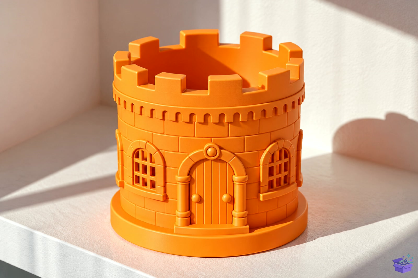 Castle Tower Masaüstü Düzenleyici - 3D Baskı ve Model Dosyası (STL, OBJ, 3MF) - detaylı önizleme 3