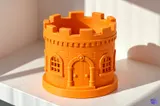 Şato Kulesi Masaüstü Düzenleyici - 3D Baskı ve Model Dosyası (STL) - detaylı önizleme 3
