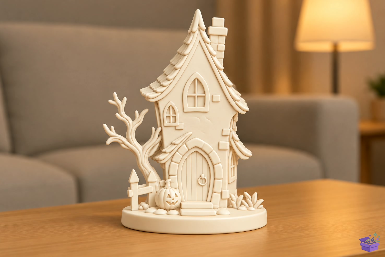 Cadılar Bayramı Haunted House 3D Baskı STL - 3D Baskı ve Model Dosyası (STL, OBJ, 3MF) - detaylı önizleme 4