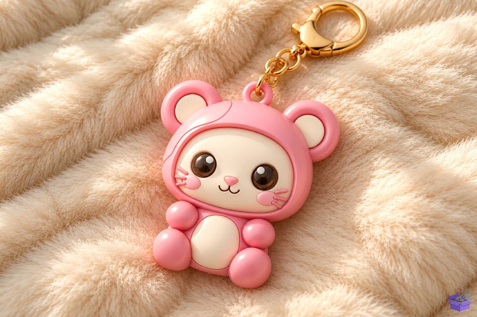 Cute Kedi Bear Anahtarlık 3D STL - 3D Baskı ve Model Dosyası (STL, OBJ, 3MF) - detaylı önizleme 2