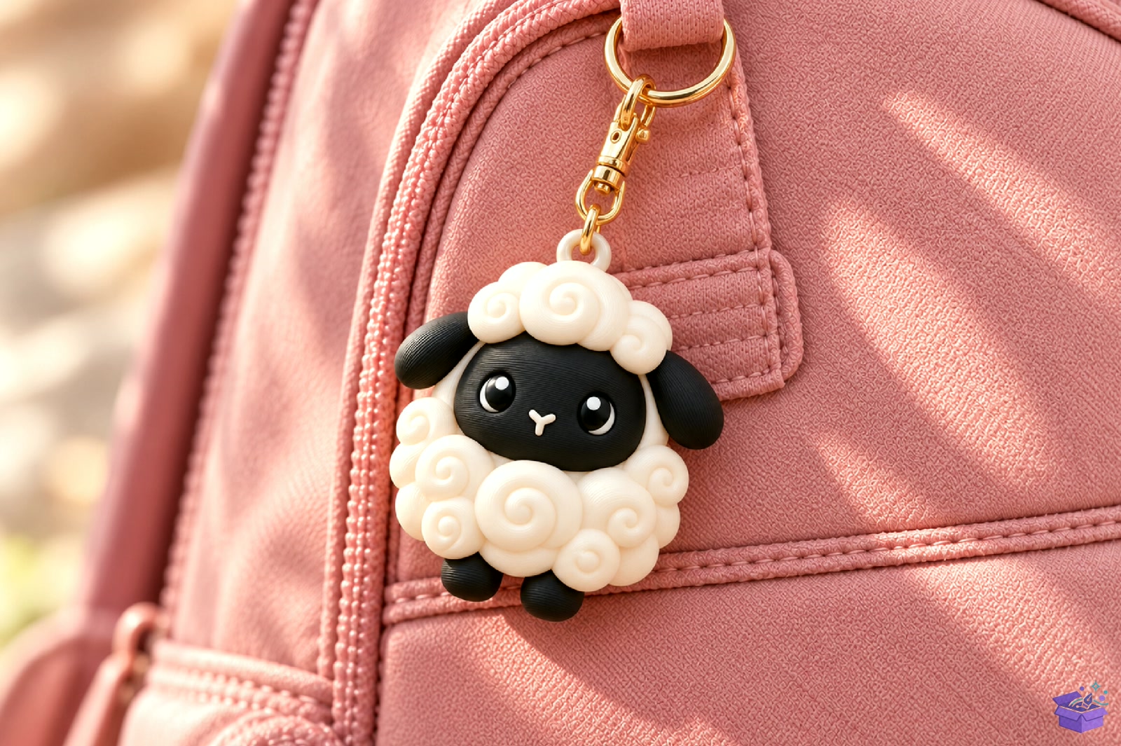 Cute Chibi Sheep Anahtarlık 3D STL - 3D Baskı ve Model Dosyası (STL, OBJ, 3MF) - detaylı önizleme 2