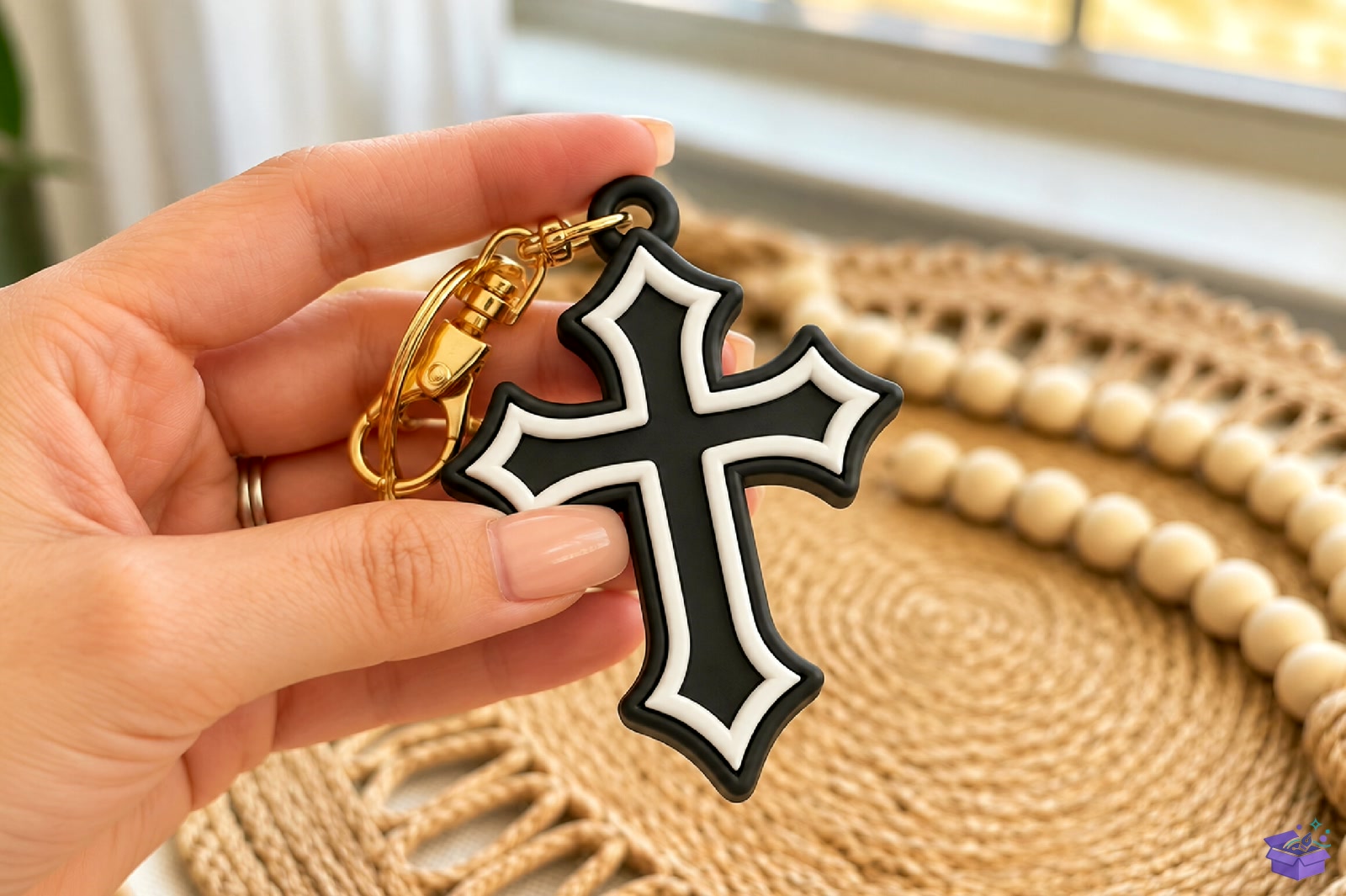 Gothic Cross Anahtarlık 3D STL - 3D Baskı ve Model Dosyası (STL, OBJ, 3MF) - 3D İndir (STL, OBJ, 3MF)