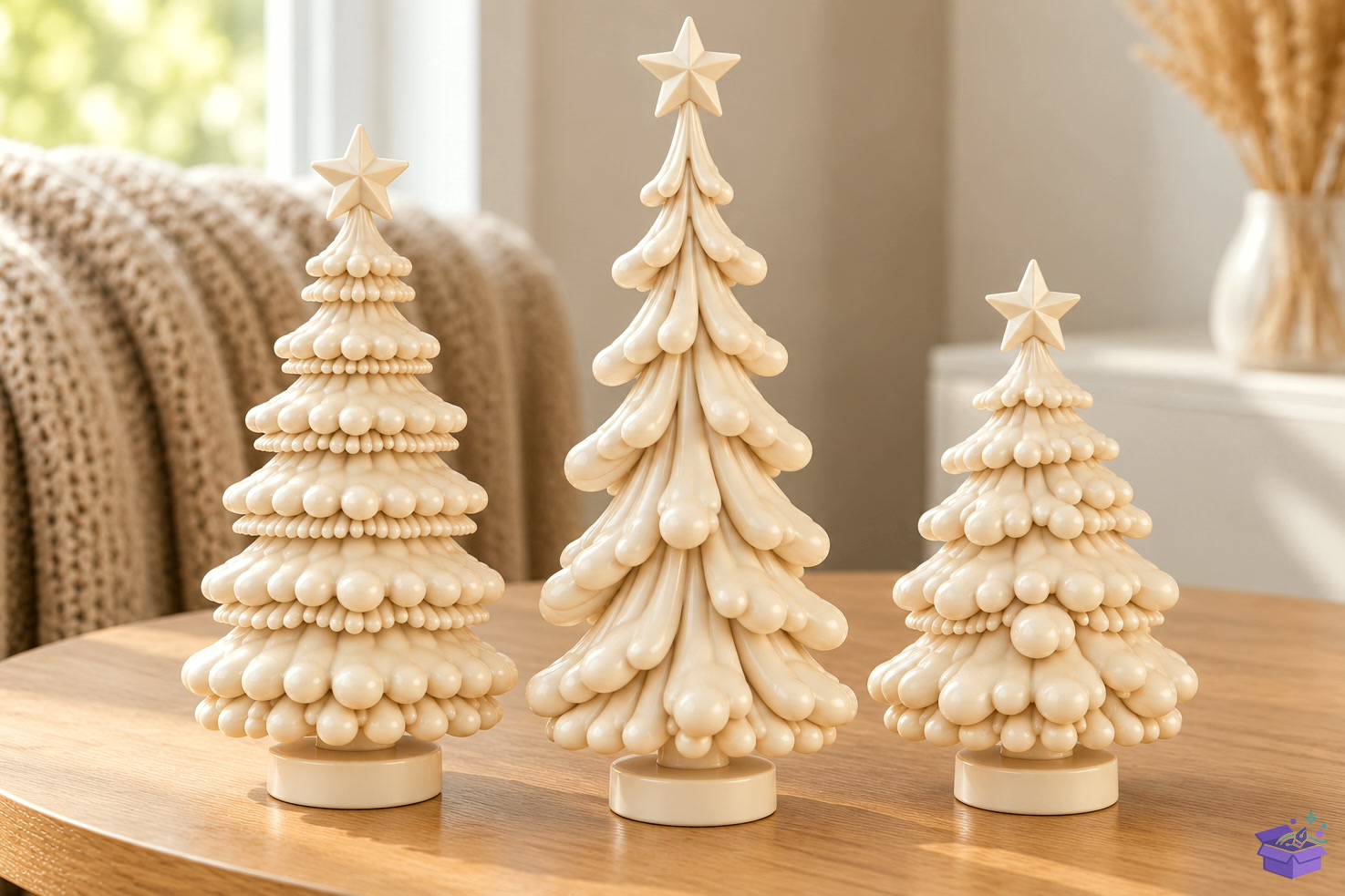 Yılbaşı Ağacı Trio Holiday 3D STL Files - 3D Baskı ve Model Dosyası (STL, OBJ, 3MF) - 3D İndir (STL, OBJ, 3MF)