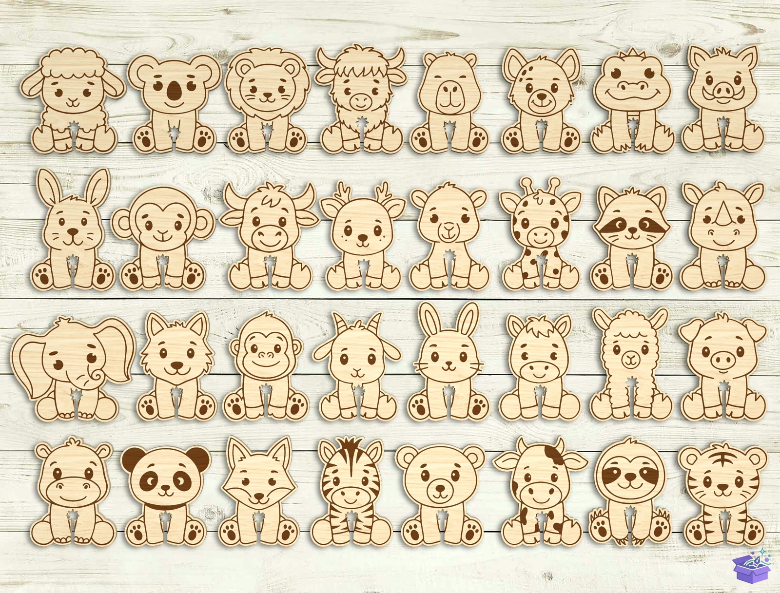 Cute Animal Bread Clip SVG - 3D Baskı ve Model Dosyası (STL, OBJ, 3MF) - detaylı önizleme 2