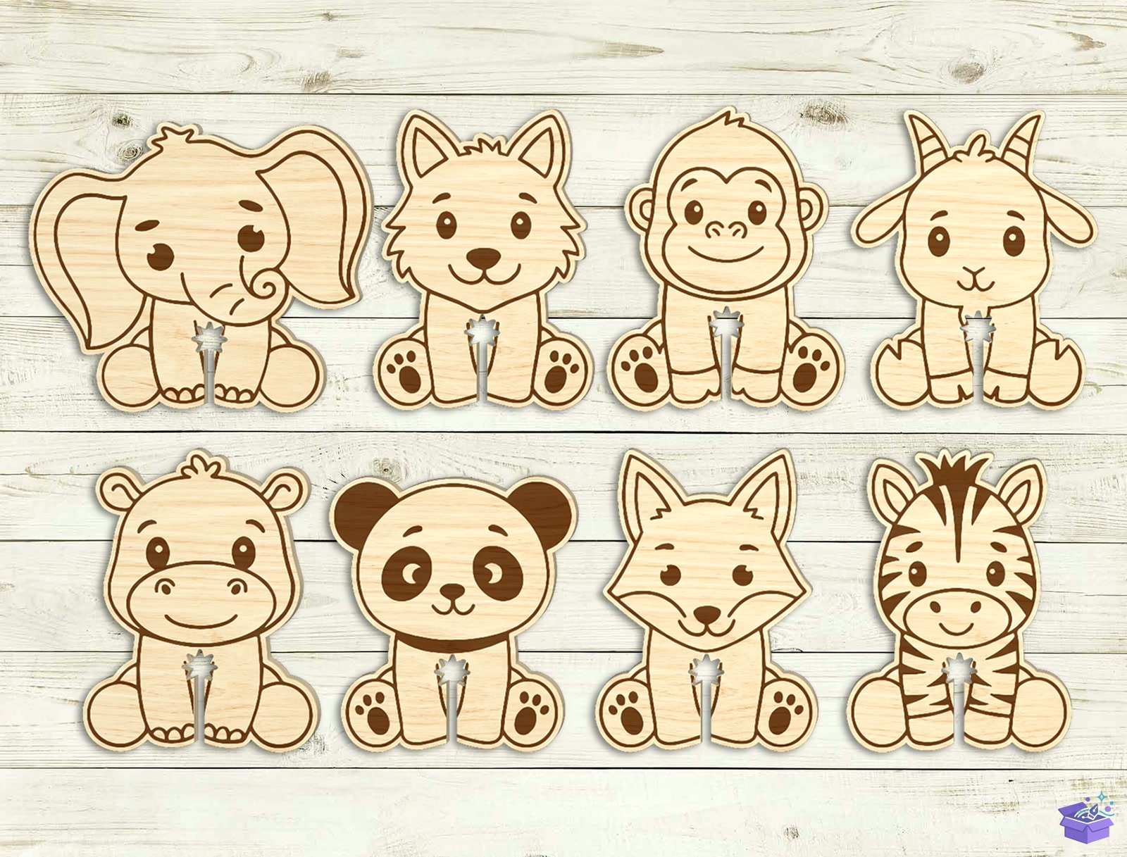 Cute Animal Bread Clip SVG - 3D Baskı ve Model Dosyası (STL, OBJ, 3MF) - detaylı önizleme 3