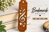 Nota Desenli Kitap Ayracı - Vektörel Çizim & Grafik Dosyası (SVG, DXF, EPS, PNG) - detaylı önizleme 2