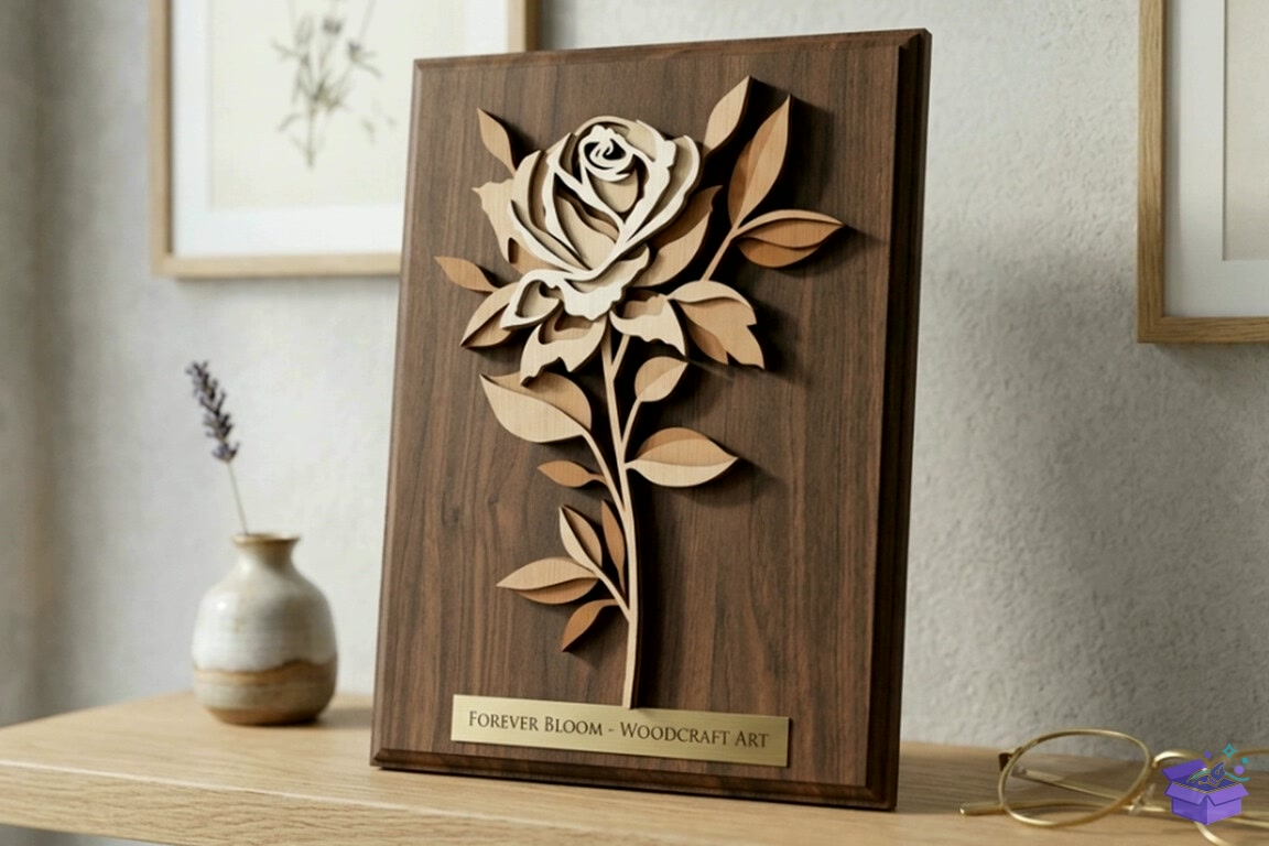 3D Katmanlı Rose Çiçek Laser - 3D Baskı ve Model Dosyası (STL, OBJ, 3MF) - 3D İndir (STL, OBJ, 3MF)