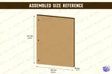 Premium Ahşap Defter Kapağı Mega Paketi (15 Tasarım) - Lazer Kesim ve Çizim Dosyası (SVG, DXF, EPS, AI) - detaylı önizleme 4