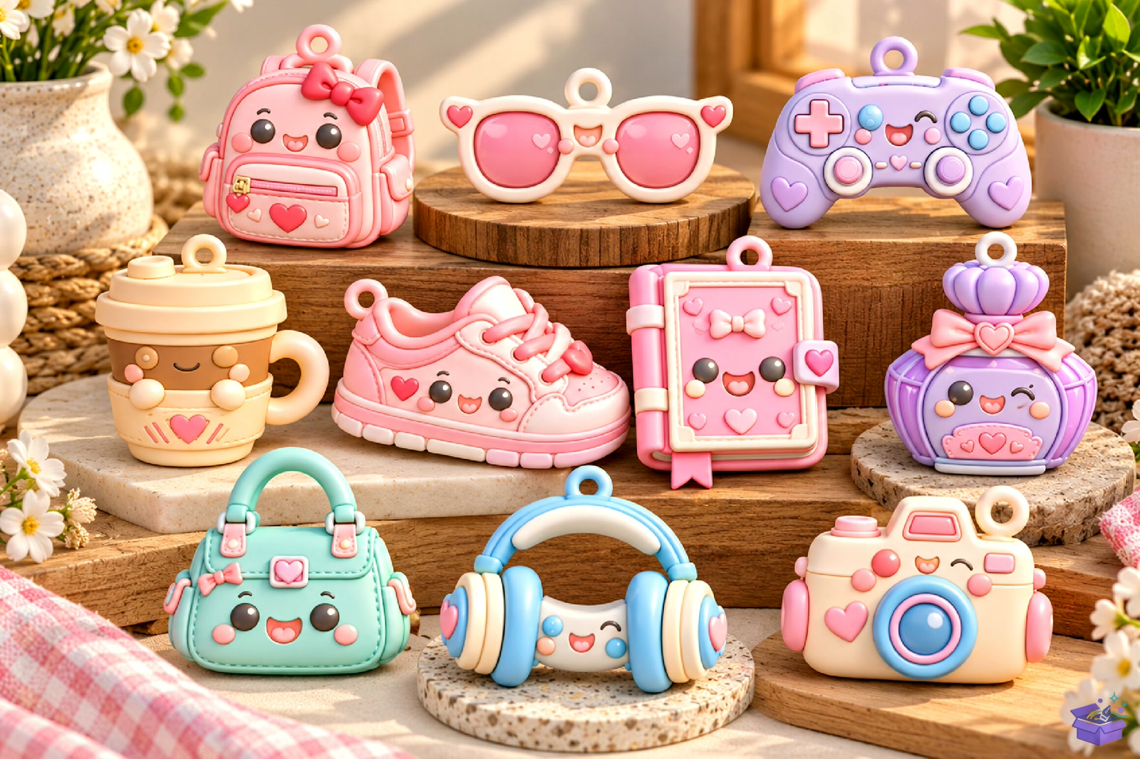 Kawaii Charm - 3D Baskı ve Model Dosyası (STL, OBJ, 3MF) - detaylı önizleme 3