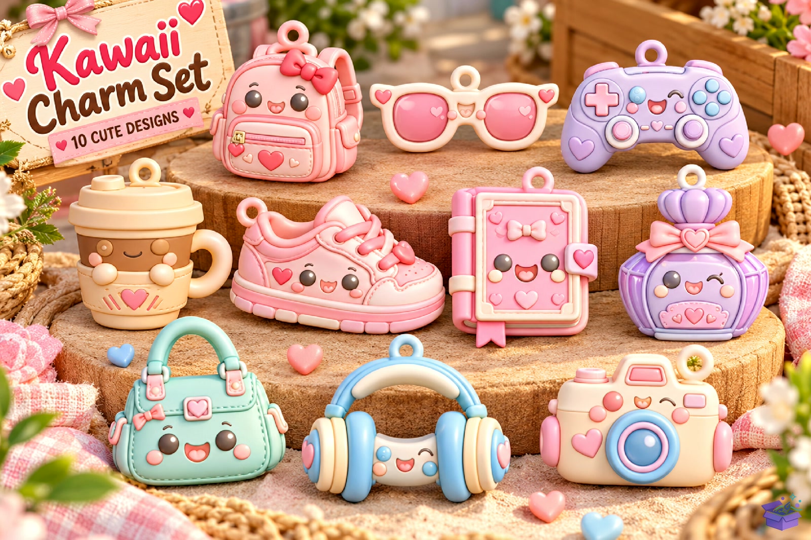 Kawaii Charm - 3D Baskı ve Model Dosyası (STL, OBJ, 3MF) - detaylı önizleme 4