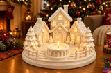 Yılbaşı Köyü Mumluk - 3D Baskı ve Model Dosyası (STL) - detaylı önizleme 3