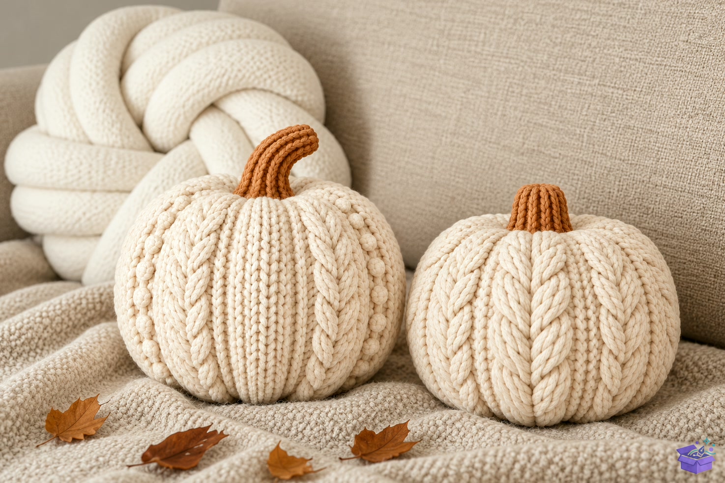 Knitted Pumpkin Decor STL - 3D Baskı ve Model Dosyası (STL, OBJ, 3MF) - detaylı önizleme 2