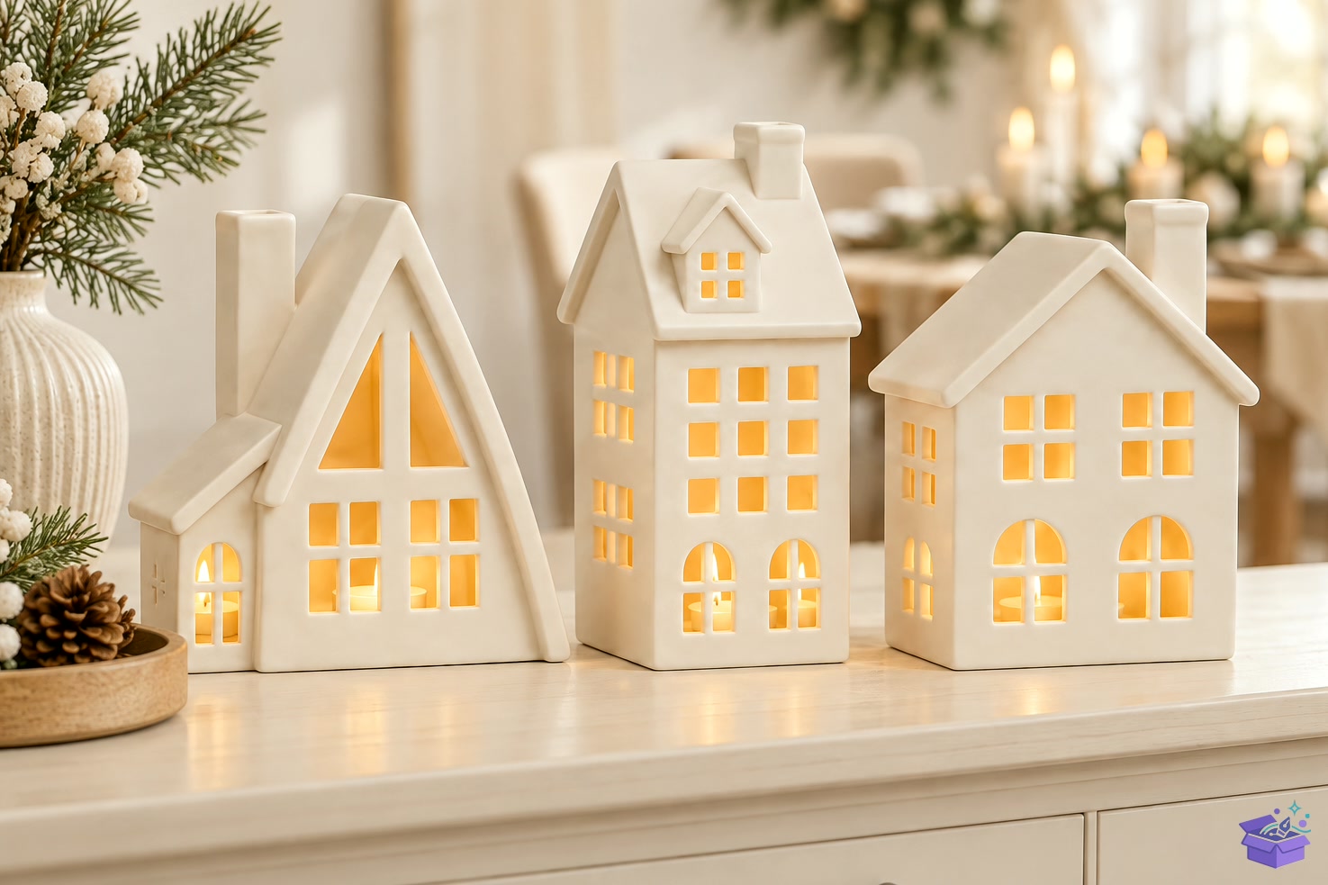 3D Baskı STL Yılbaşı House Fener - 3D Baskı ve Model Dosyası (STL, OBJ, 3MF) - detaylı önizleme 3