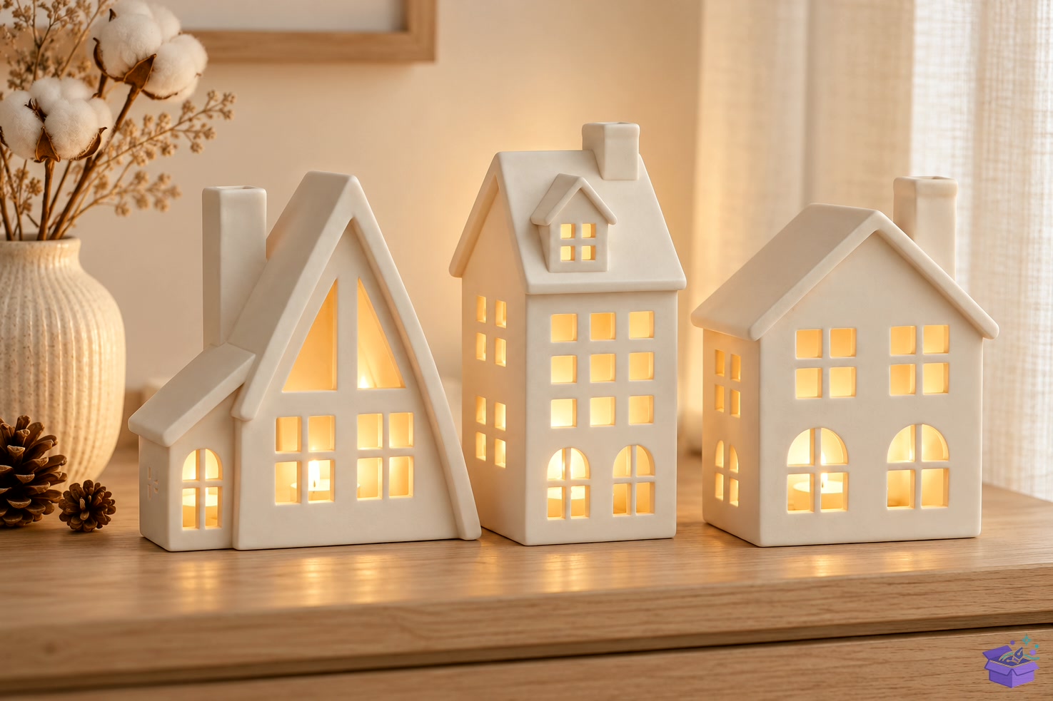 3D Baskı STL Yılbaşı House Fener - 3D Baskı ve Model Dosyası (STL, OBJ, 3MF) - detaylı önizleme 4