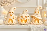 Cadılar Bayramı Tealight Mumluk Fener Seti - 3D Baskı ve Model Dosyası (STL) - detaylı önizleme 2