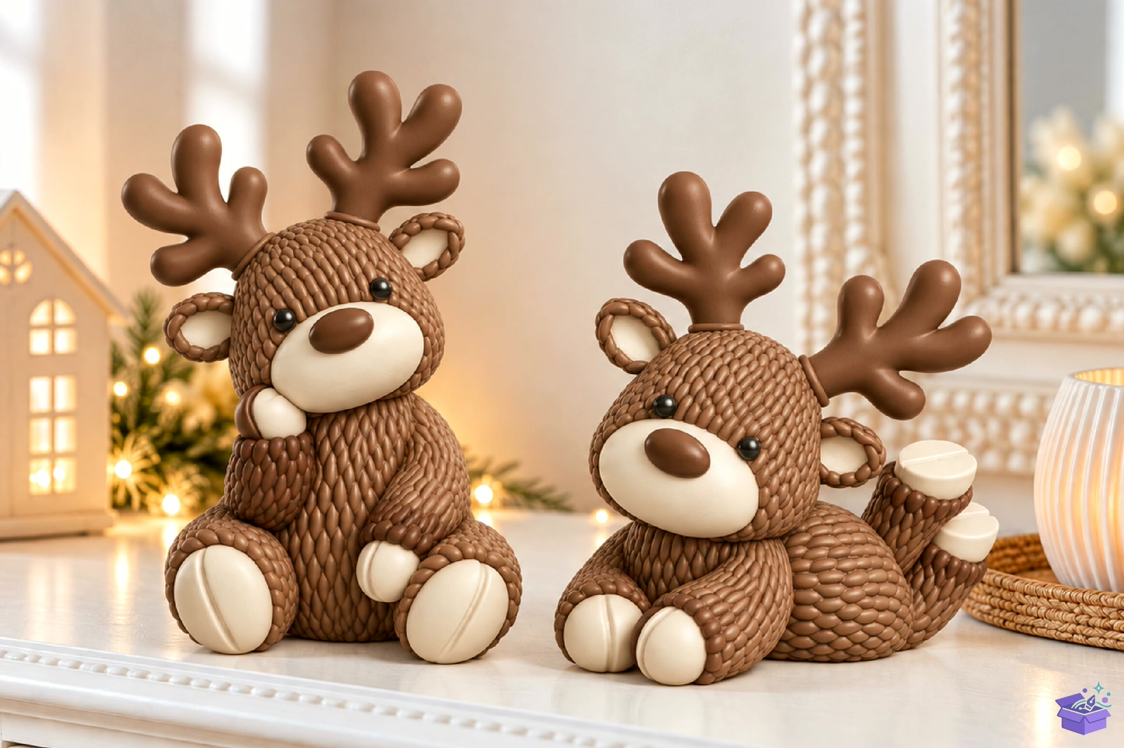 Yılbaşı Knitted Ren Geyiği STL File - 3D Baskı ve Model Dosyası (STL, OBJ, 3MF) - detaylı önizleme 3