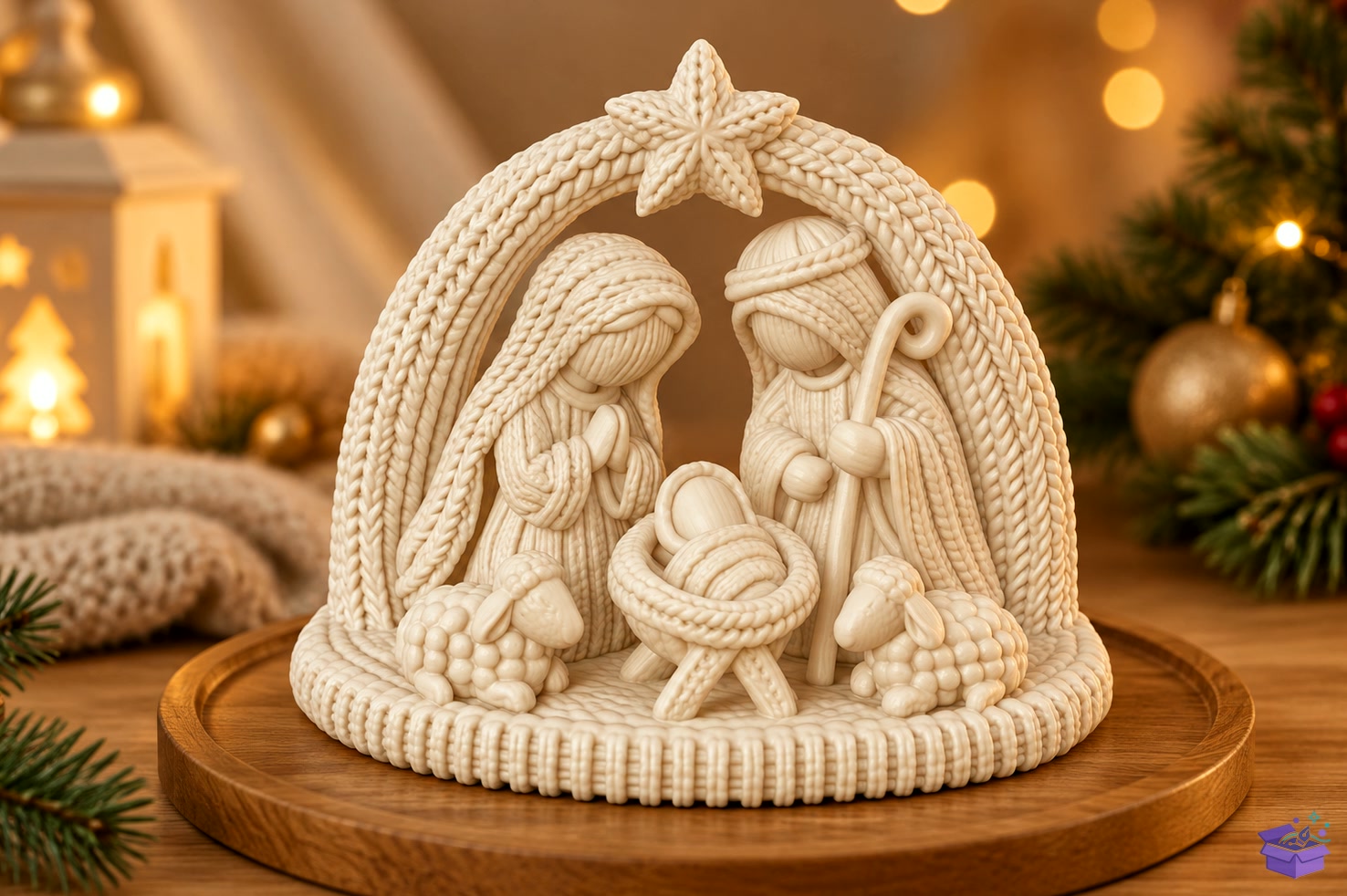 Nativity Scene Yılbaşı 3D STL Model - 3D Baskı ve Model Dosyası (STL, OBJ, 3MF) - detaylı önizleme 3