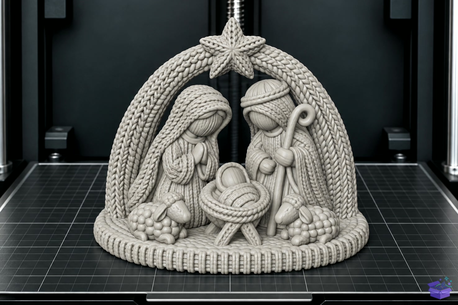 Nativity Scene Yılbaşı 3D STL Model - 3D Baskı ve Model Dosyası (STL, OBJ, 3MF) - detaylı önizleme 4