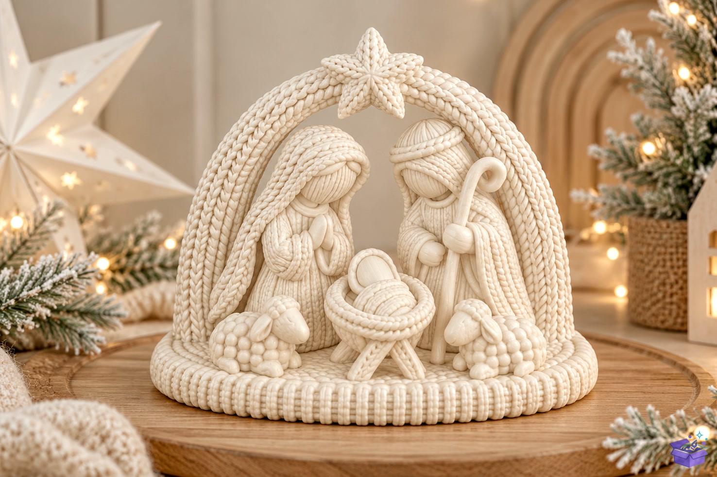 Nativity Scene Yılbaşı 3D STL Model - 3D Baskı ve Model Dosyası (STL, OBJ, 3MF) - detaylı önizleme 5